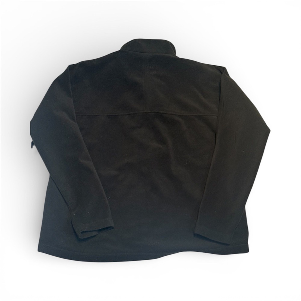 Burton Black Snowboard Fleece Jacket – XL Orange Lining, Zip-Up, Underarm Vent - Picture 2 of 7
